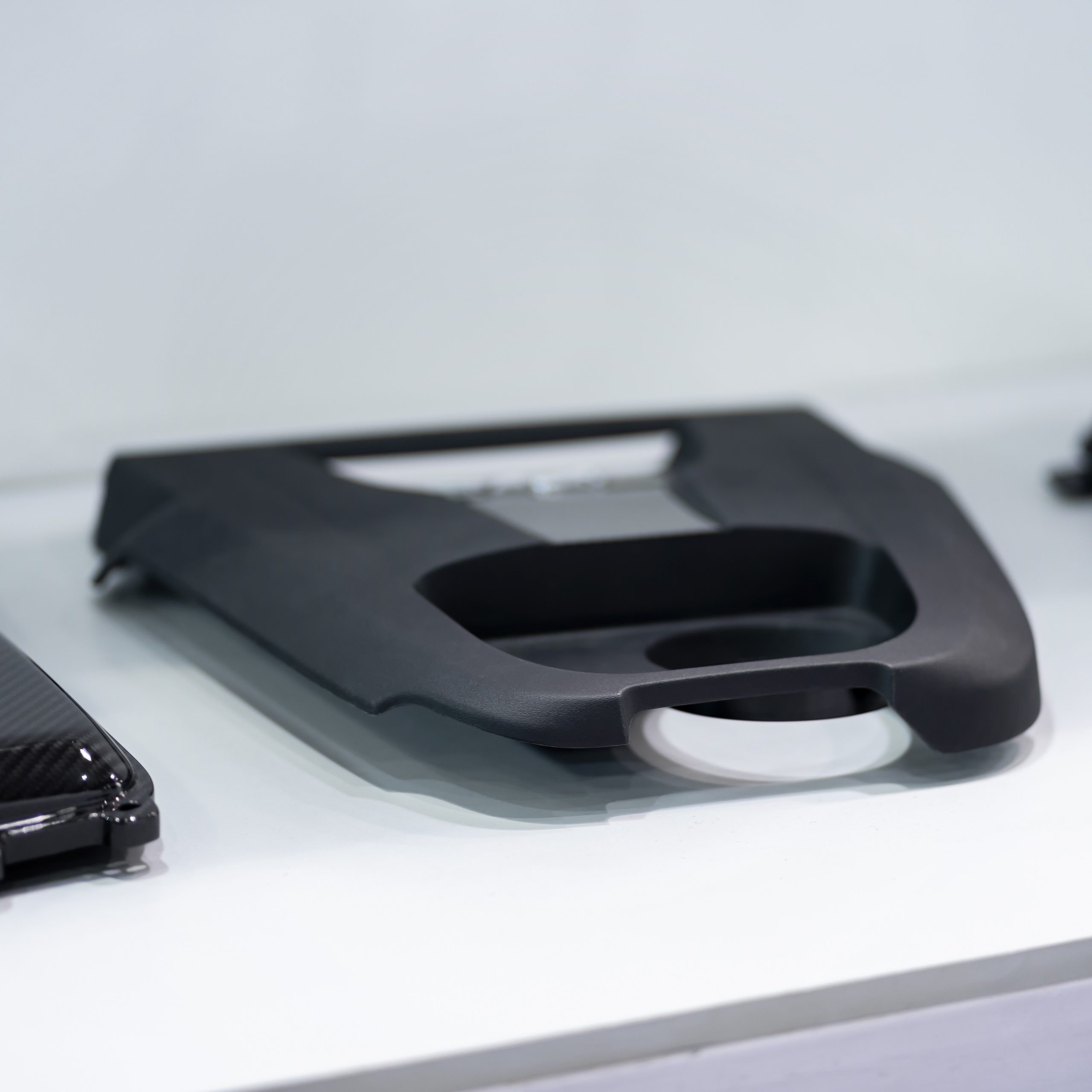 Plastic and rubber parts of automotive manufacturing by high precision mold injection in the industrial factory